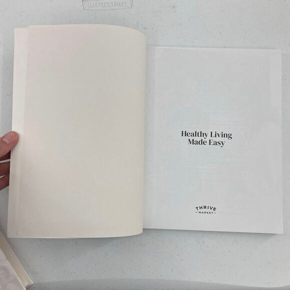 Thrive Market Healthy Living Made Easy Paperback Full Color Cookbook Cooking - Picture 4 of 7